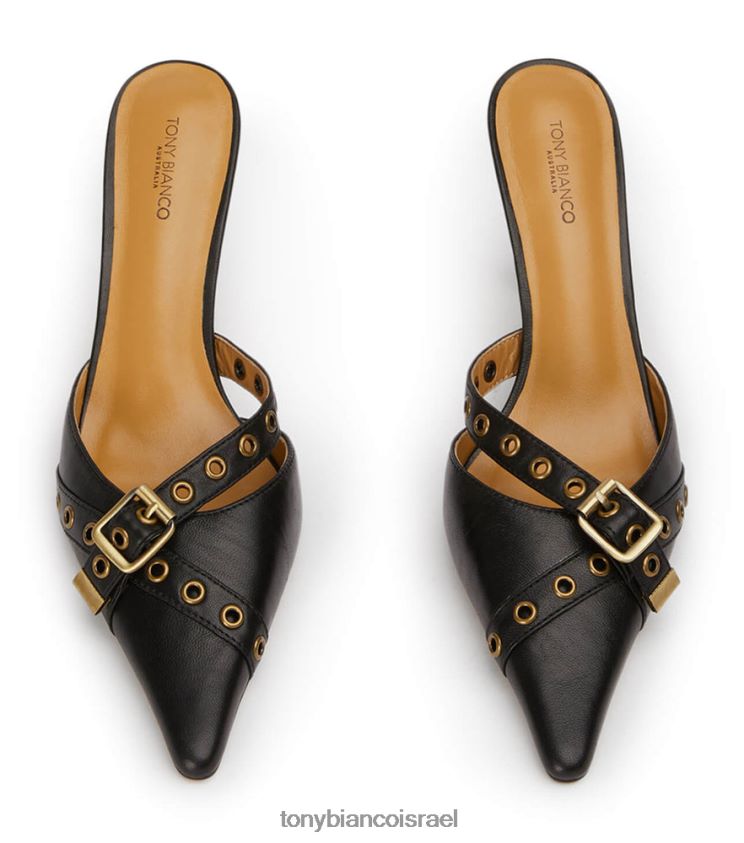 עקבים נמוכים | נשים נאפה שחורה Tony Bianco עקבי savoir 8BNR8T240